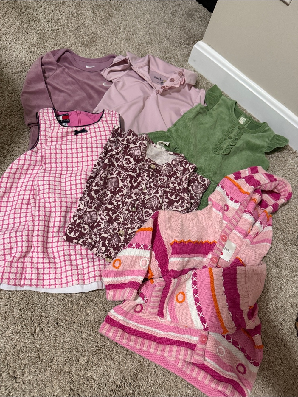 6-12 month 6 items baby girl bundle